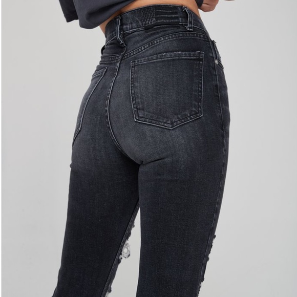 REVICE Super High Waisted  Distressed Skinny Jeans - Picture 2 of 14